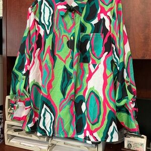 Vibrant Multicolor Abstract Shirt